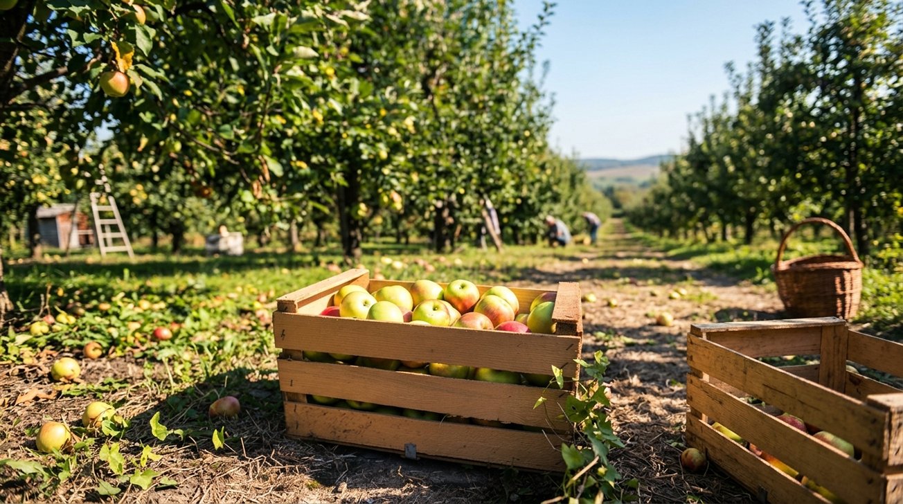 Mere ecologice din livada JuliaMureș Mere ecologice din livada JuliaMureș pentru oțet de mere artizanal